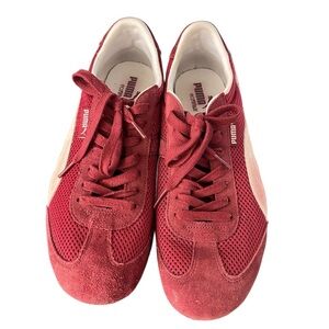 Puma H-Street OG Men’s 10.5 Burgundy Suede Mesh Retro Speedcat Style Sneakers